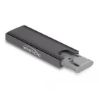 42019 - Ext. USB Type-C Combo Gehäuse für M.2 NVMe PCIe oder SATA SSD - werkzeugfrei