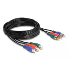 85370 - Cinch RGB extension cable 3 x plug to 3 x socket 3 m