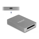 91008 - USB Type-C Card Reader im Aluminium Gehäuse für CFexpress oder XQD Speic