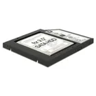 62669 - Caddy Slim SATA 5.25" Einbaurahmen (10 mm) für 1 x 2.5" SATA HDD bis 9,5