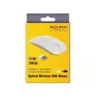 12536 - Optical 3-button mouse 2.4 GHz wireless white / rosé