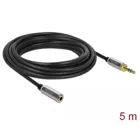 85783 - Jack extension cable 3.5 mm 3-pin plug to socket with 6.35 mm screwdriver