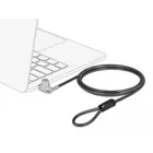 20691 - Navilock Notebook security cable with key for HP Nano Slot - carbon steel cable