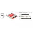 61892 - 2.5" Converter SATA 22 pin to 1 x mSATA - 9.5 mm