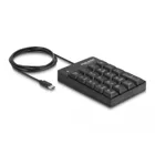 12108 - USB Type-C Nummernblock 19 Tasten schwarz