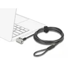20676 - Navilock Notebook security cable with 3 locking heads for Kensington, Nobl