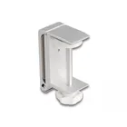 18450 - Headphone holder adjustable for table mounting aluminium silver