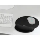 12559 - Ergonomic mouse pad with palm rest black 252 x 227 mm