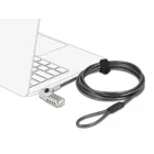 20677 - Navilock notebook security cable with 3 locking heads and combination lock for notebooks