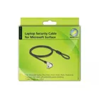 20891 - Navilock notebook security cable for Microsoft Surface Series Pro &amp; Go with key