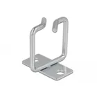 66513 - Cable bracket 40 x 40 mm with metal mounting plate
