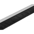 66651 - Brush strip 40 mm with straight aluminium profile - length 1 m