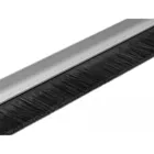 66652 - Brush strip 40 mm with angled aluminium profile - Length 1 m