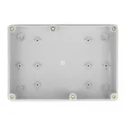 60493 - Installation housing with cable entries 180 x 125 x 57 mm grey