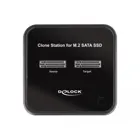 64178 - M.2 Dockingstation für 2 x M.2 SATA SSD mit Klon Funktion