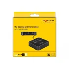 64178 - M.2 docking station for 2 x M.2 SATA SSD with cloning function