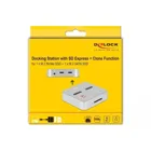 64138 - Docking station for 1 x M.2 NVMe SSD + 1 x M.2 SATA SSD with SD Express (SD
