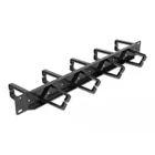 66850 - 19? Cable management manoeuvring panel with 9 brackets on both sides (5 x vertical, 4