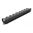 66849 - 19" cable management marshalling panel with 10 closed cable management brackets