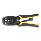 90523 - Universal crimping pliers with wire stripper for 10P (RJ50), 8P (RJ45), 6P (RJ1