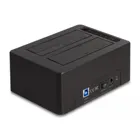 64187 - USB dual docking station for 2 x SATA HDD / SSD with clone and erase function
