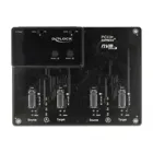 64124 - M.2 docking station for 4 x M.2 NVMe PCIe SSD with cloning function