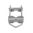 MCTV-921 - Antenna Mast Clamp for up to 2 Masts Galvanised Steel V Bolt