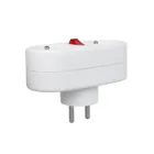 MCE337 - Socket outlet distributor with 2 socket outlets and miniature circuit breaker, type E, 2x16A