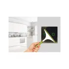 MCE714 - Maclean touch light switch, double, SMART, Tuya APP, glass, black with round backlight. button, 86x86mm