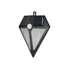 MCE168 - LED Lampe, Solar, Wandmontage, mit Bewegungssensor, 6 LED, 2x Solar