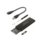 MCE582 - Hard drive enclosure, SSD M.2, NGFF, USB 3.0, sizes 2230/2240/2260/2280, aluminium housing,