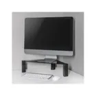 MC-935 - Maclean Eck-Laptop-/Monitorständer, max. 20kg, gehärtetes Glas, (515x285x127mm),