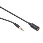 MCTV-819 - Maclean jack cable 3.5 mm, male-female, 2 m, black,