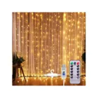 MCE413 - LED light curtain 3x3m Maclean, dimensions 3x3m, 300 LEDs, 8 light modes, USB 5V DC, 1A, temp. colour: 3200K