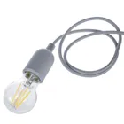 MCE266 - LED light bulb E27, 4W, 230V, warm white 3000K, 470lm, retro Edison decorative A60
