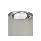 MCE422 - Maclean Aufbau-Röhre/Leuchte, Spot, Halogen, rund, Aluminium, GU10, 80x115mm, Farbe: Mattchrom, C/M