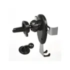 MC-324 - Universal Gravity Mobile Phone Holder Car 360 Rotatable 2 in 1 Mounting - Ventilation od