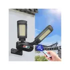 MCE447 - Solar LED street lamp with motion sensor and remote control Maclean IP54, 5W, 2x450lm, 6500K, Li-ion 2400 mAh, 3 operating modes