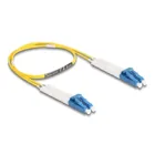 88068 - LWL Kabel LC Duplex zu LC Duplex Singlemode OS2 winkelbar 0,5 m