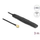 90101 - 5G LTE WLAN antenna SMA connector 25 dBi omnidirectional rigid black Kleb