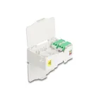 88098 - Fibre optic junction box for top-hat rail with splice holder and 4 x LC duplex coupler