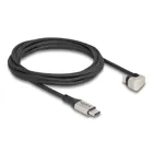 88160 - USB 2.0 Kabel USB Type-C Stecker zu Stecker 180 gewinkelt 2 m PD 60 W