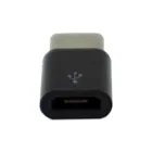 EB6793 - RPi4 MicroUSB B zu USB C Adapter Schwarz