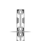 UACC-RACK-PM-KIT - Precision mounting kit for 1U rack-mount devices that replaces cage nuts, 20-pac
