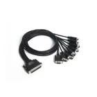 CBL-M78M25X8-100 - DB78 male to 8 x DB25 male serial cable, 1 m