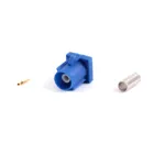 FAKRA Type C Male Connector for RG174 Cable, Crimp Version