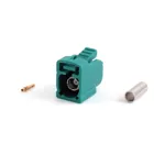 FAKRA Type Z Female Connector for RG174 Cable, Crimp Version