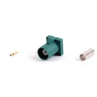 FAKRA Type Z Male Connector for RG174 Cable, Crimp Version