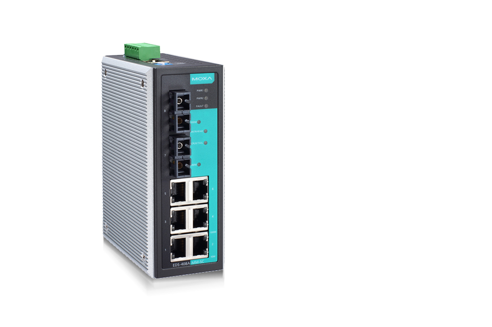 Moxa EDS-408A-MM-SC-T