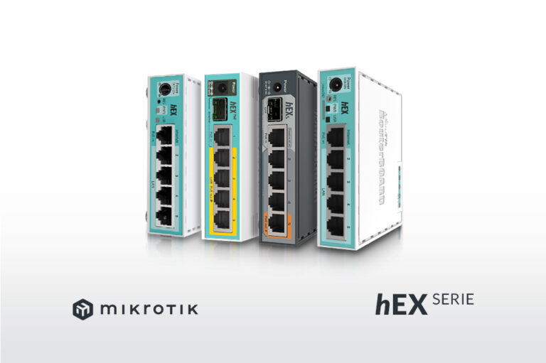MikroTik hEX series in focus: Compact power routers for professional network infrastructures